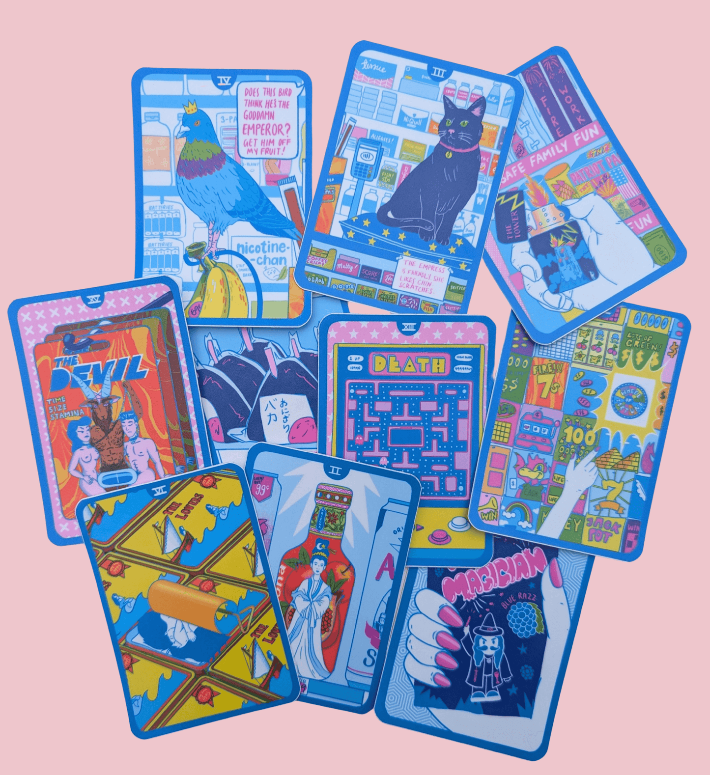 Death Waterproof Vinyl Sticker — Cornerstore Tarot | 2.5"x3.5"
