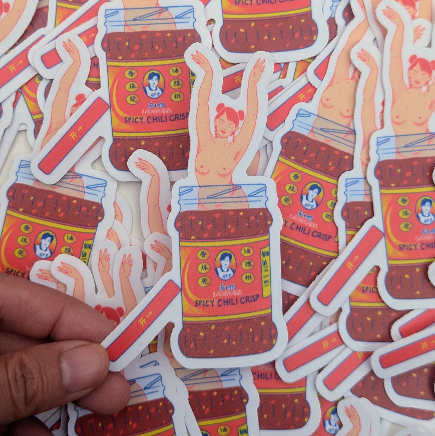 Lao Gan Ma Girlfriend Waterproof Vinyl Sticker | 2"x3"