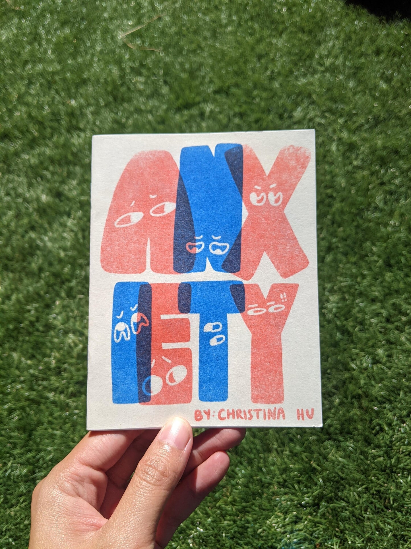 Anxiety Risograph Zine