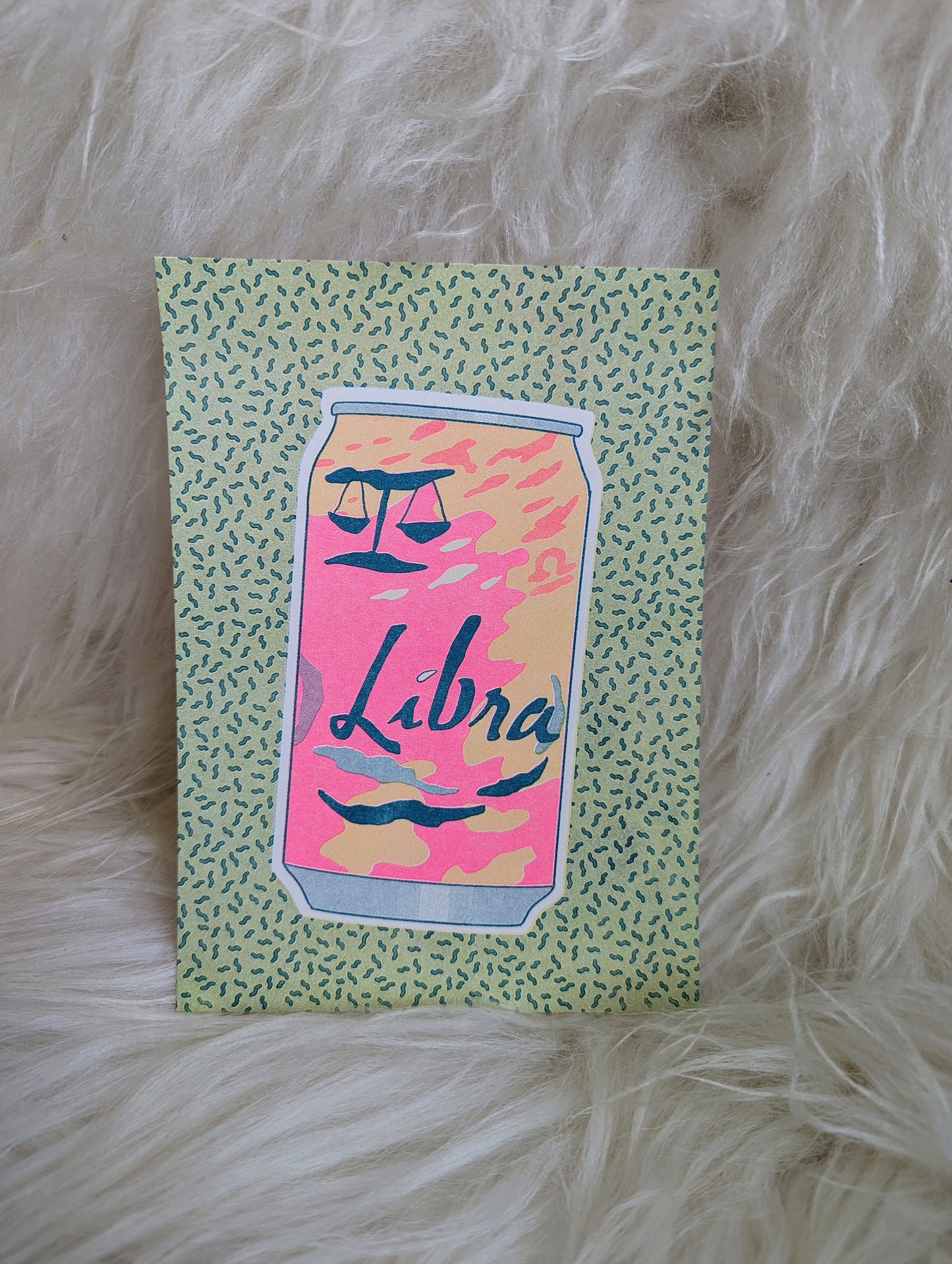 Libra Risograph Print | 5"x7"