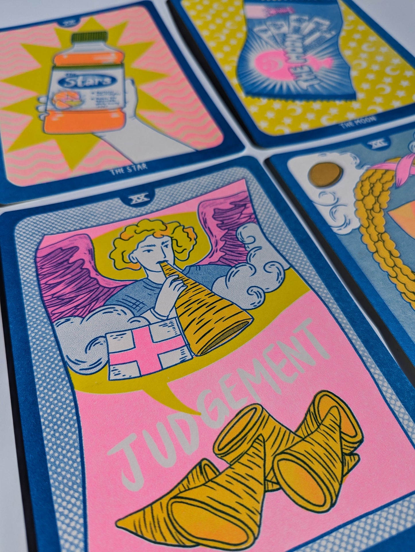 Cornerstore Tarot Postcard Pack - Set 3 | 8 Risograph Postcads 5"x7"